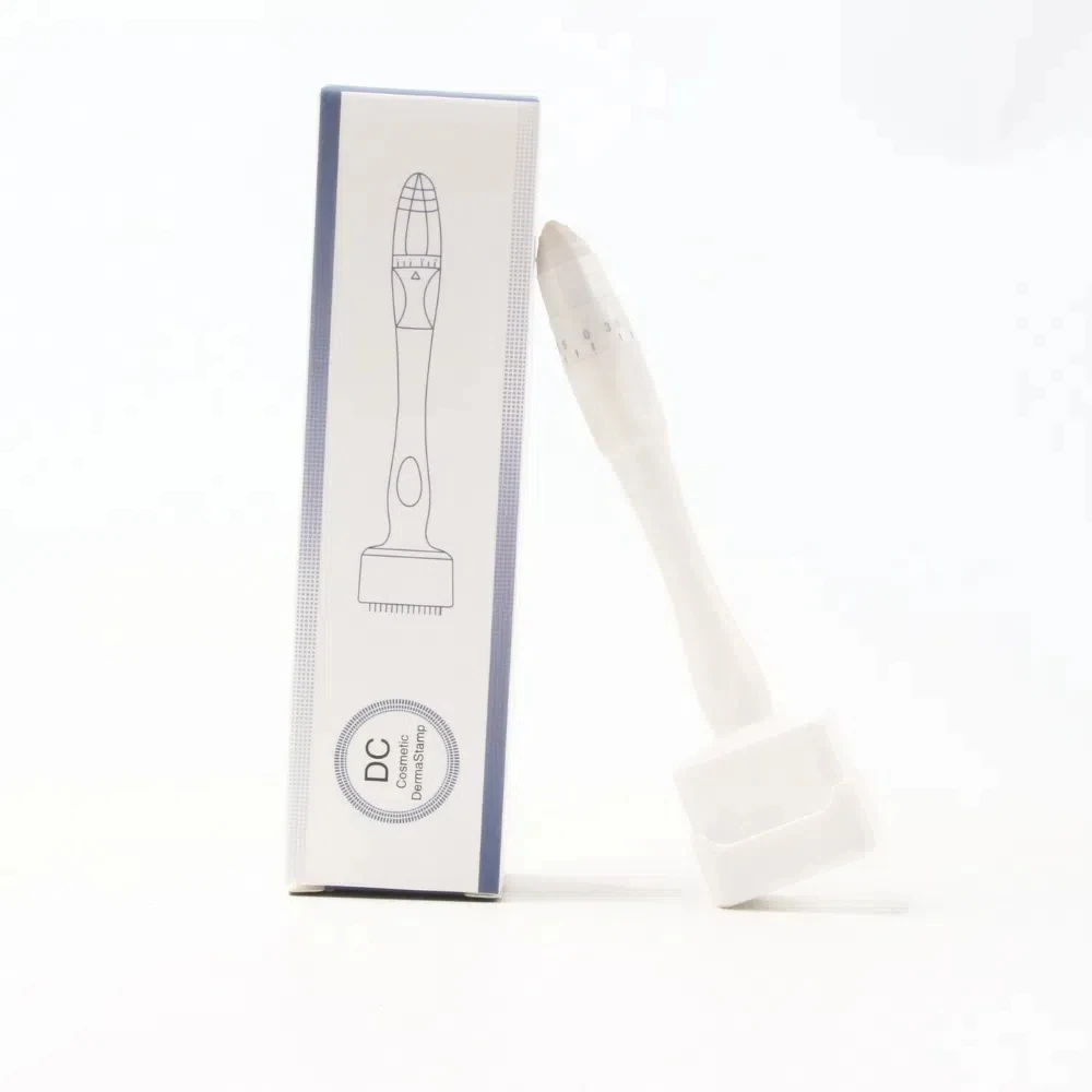 1 قطعة ختم ديرما 140A التيتانيوم 0.25 مللي متر قابل للتعديل البلاستيك دليل إبرة ختم لتساقط الشعر نمو اللحية العلاج أداة العناية بالبشرة #1