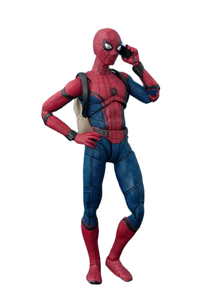 SHF Spiderman Action Figure para Crianças, Longe de Casa Versão, Figura Articulada, Brinquedos Quentes, Boneca Modelo, Presente para Namorado