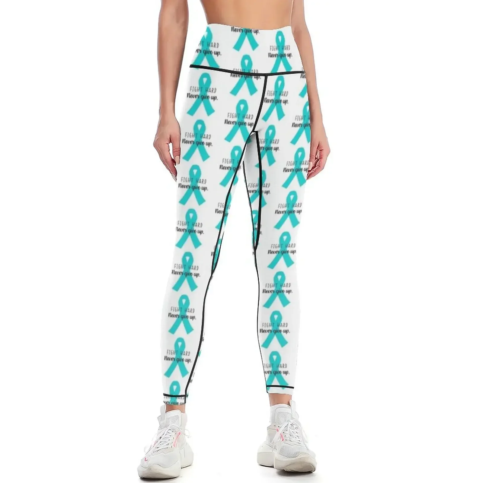 

Fight Hard - Turquoise Leggings push up fitness Jogger pants harem pants sports shirts gym Womens Leggings