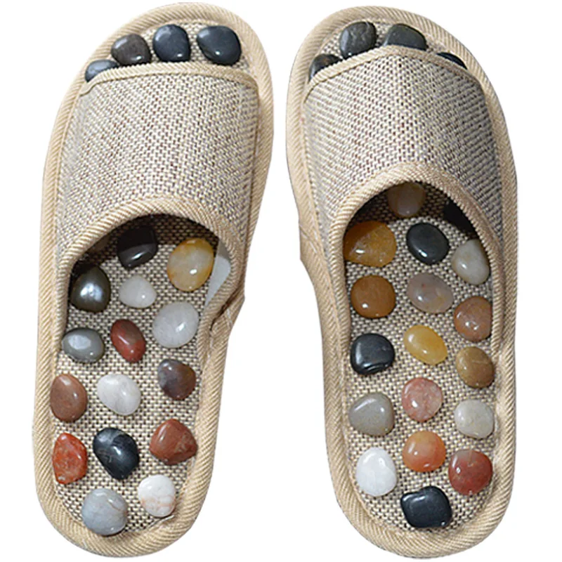 شباشب تدليك القدم من بيبل، أحذية صحية لتدليك نقاط الوخز غير قابلة للانزلاق للرجال والنساء، نعل أحذية من الحجر للزوجين #1