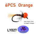 6PCS orange