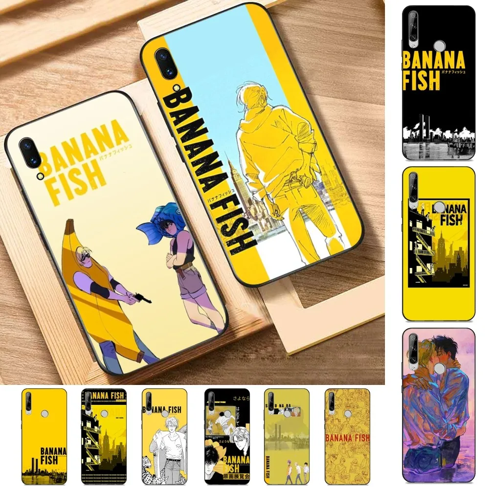 Banana Fish Phone Case For Huawei Y9 6 7 5 Prime Enjoy 7s 7 8 plus 7a 9e 9plus 8E Lite Psmart Shell