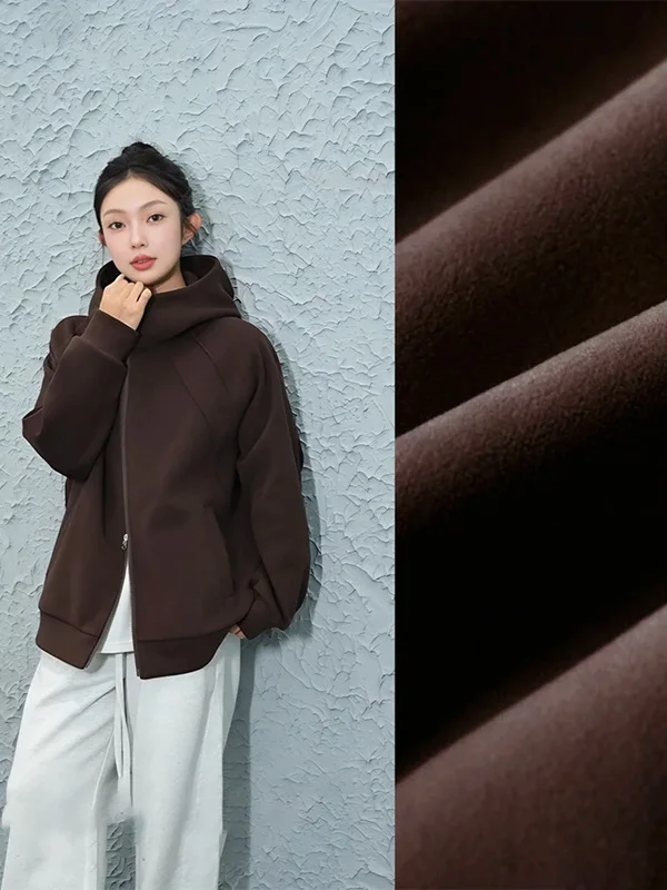 

Double Zipper Design Hoodie Sweatirt Men's Cleanfit Color Versatile Double-sided Fce Soft Comfortable Hooded Jae...