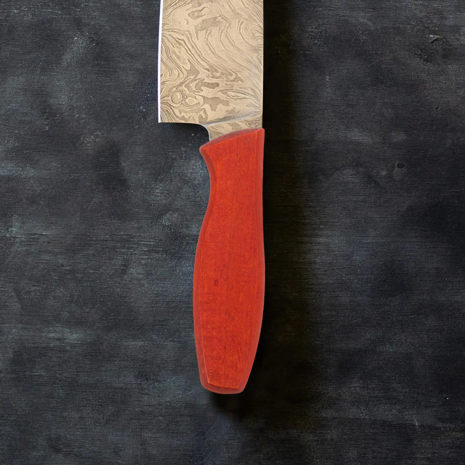 

1Set Wood Cutter Handle Replacement 4.9 Inch Solid Wood Ergonomic Non-Slip Grip Chef Kitchen Knife Handle Spare Part