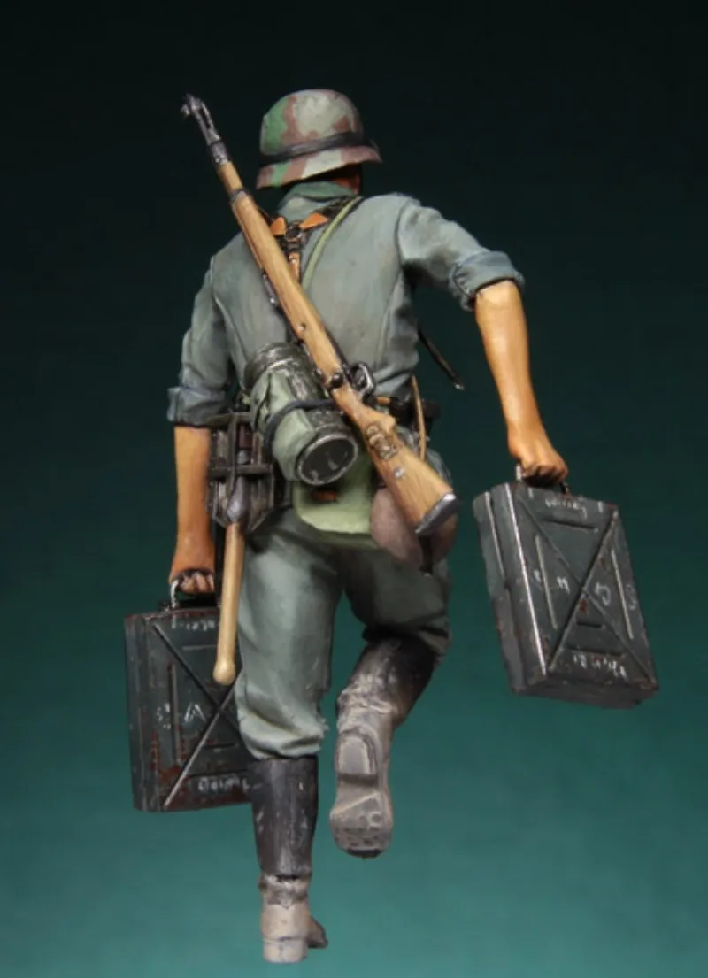 1/35 Scale Resin Figure Assembled Model Kit Infantry Hobby Collection Miniature Toy Gift Diorama Unassembled and Unpainted N178