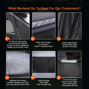 Hliníkový střešní stan pro 4 osoby s pevnou skořepinou, kempingový stan do auta, hliníkový střešní stan s pevnou skořepinou 10 nejlepší prodej Střešní stan Suzuki Jimny - №6