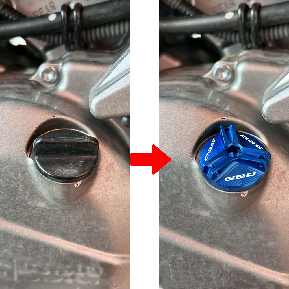 For YAMAHA TMAX 530 500 560 TMax530 SX DX TECH MAX TMAX560 2022 2023 Motorcycle CNC Aluminum Engine Oil Filler Plug Cap Screw