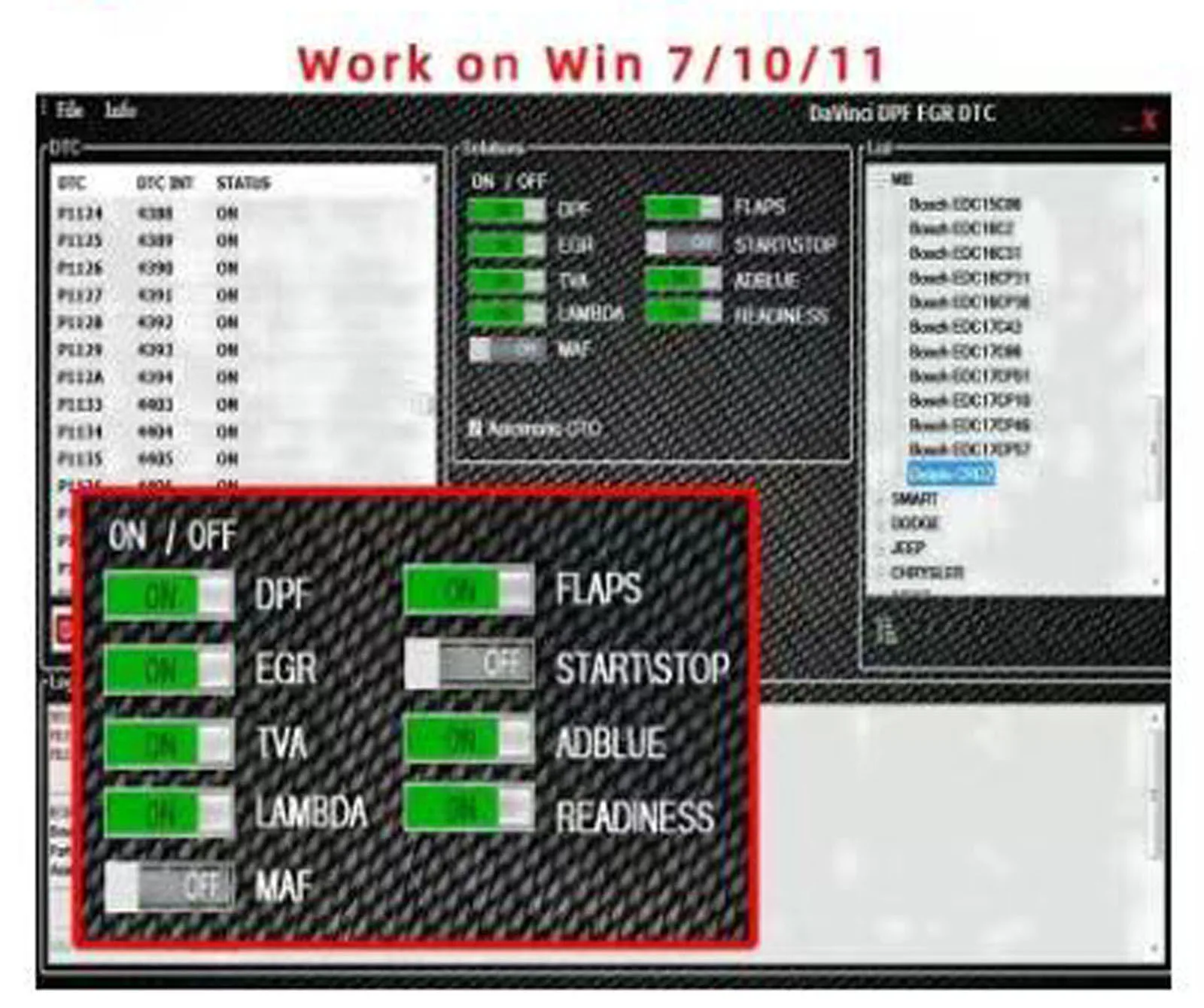 2025 Da Vinci 1.0.28+Winols 4.7 أحدث إصدار أداة تشخيص وتفعيل إصلاح البرامج مع برنامج تعليمي فيديو سهل التشغيل
