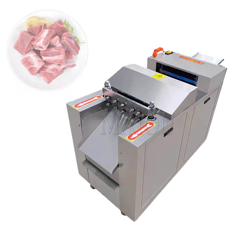 Industrial Pork Ribs Cube Cutter Cutting Machine Fresh Lamb Chops Dicer dicing machine automatic beef Meat Cube cutter