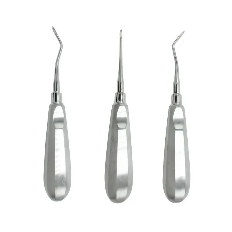 

Dental Stainless Steel Tooth Elevator Dentist Tools Straight Curved Root Elevator Dentistry Lab Instrument Tools
