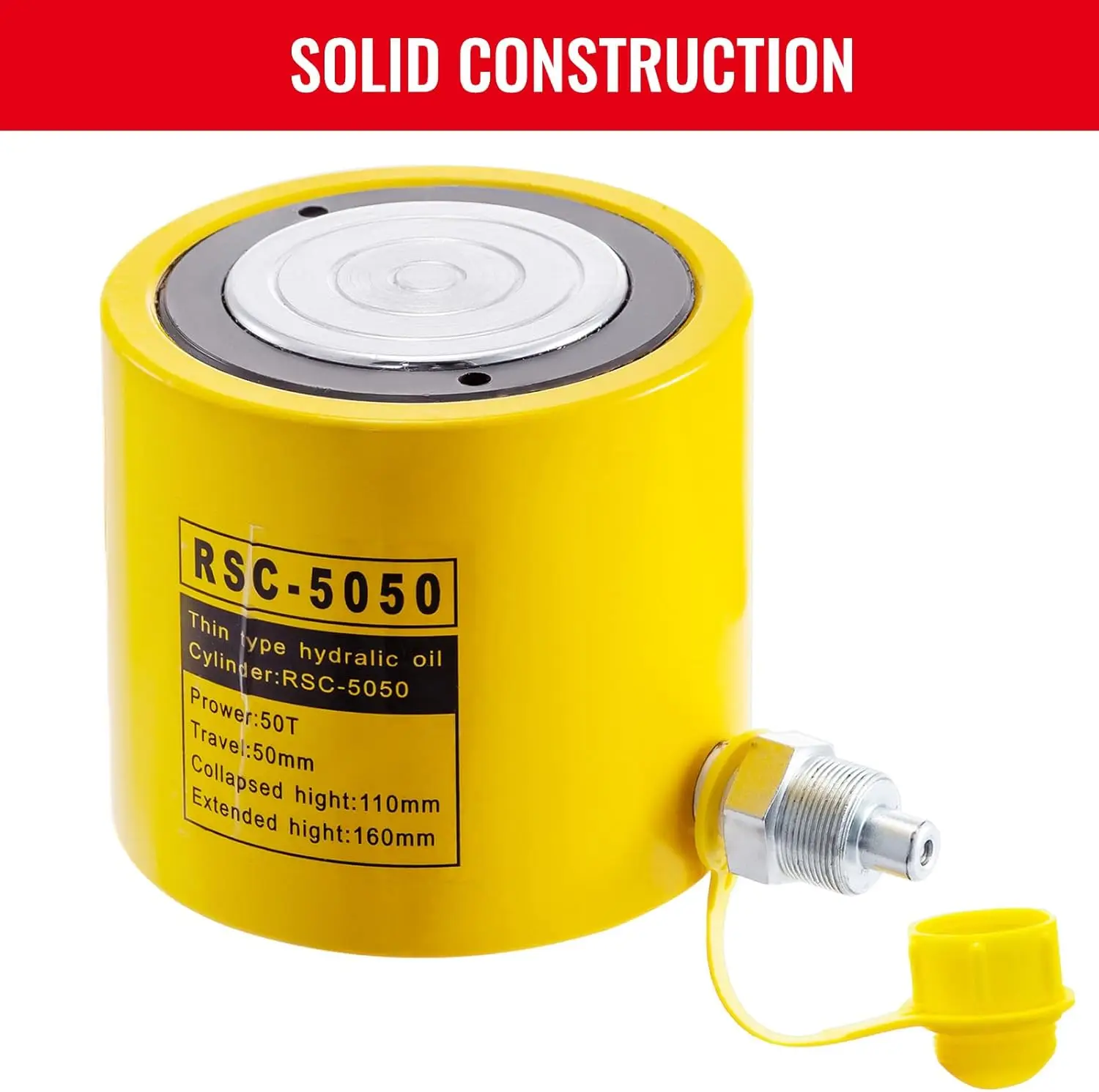 50T 2 "السكتة الدماغية أسطوانة هيدروليكية واحدة المفعول جاك رام #2