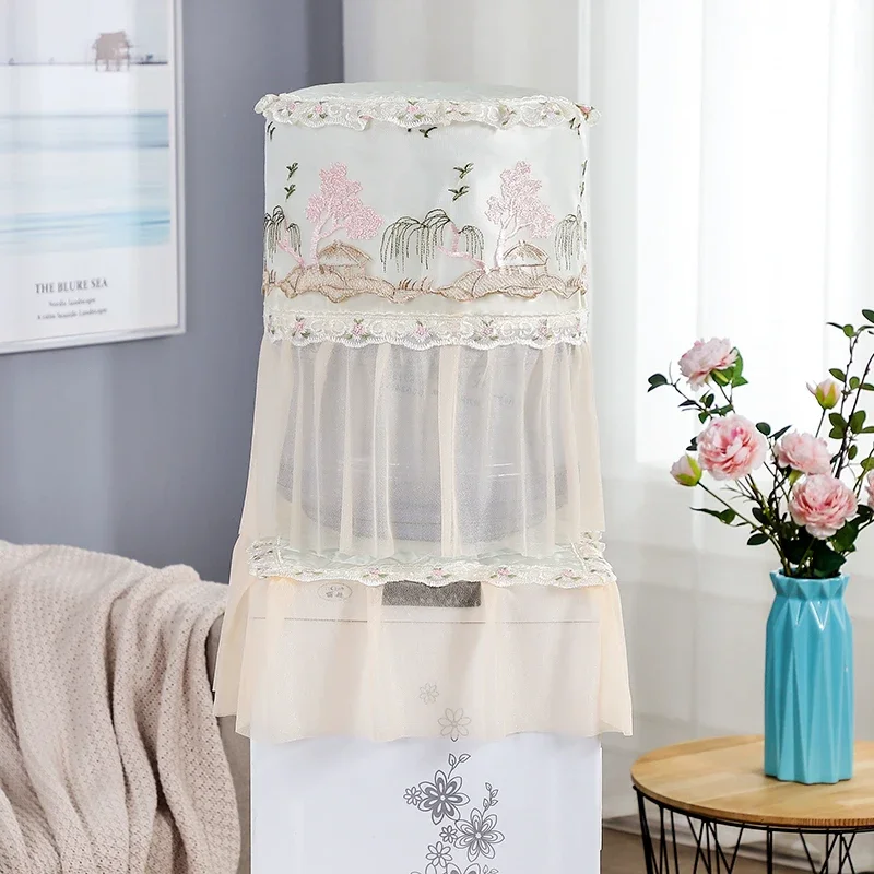 Water dispenser cover fabric lace cover 18.9-liter universal two-piece set