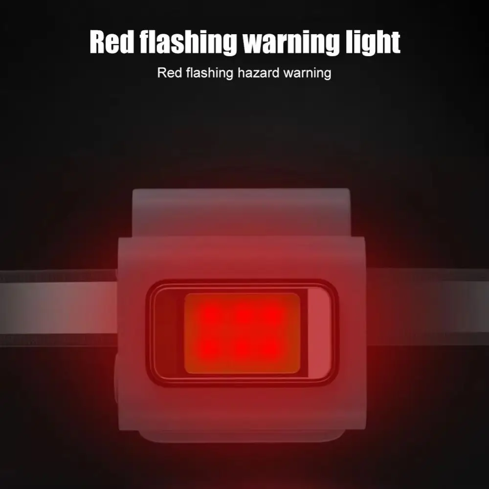 Mini Strong Light Headlamp COB USB Rechargeable Hat Clip Lamp LED Waterproof Running Head Light Camping