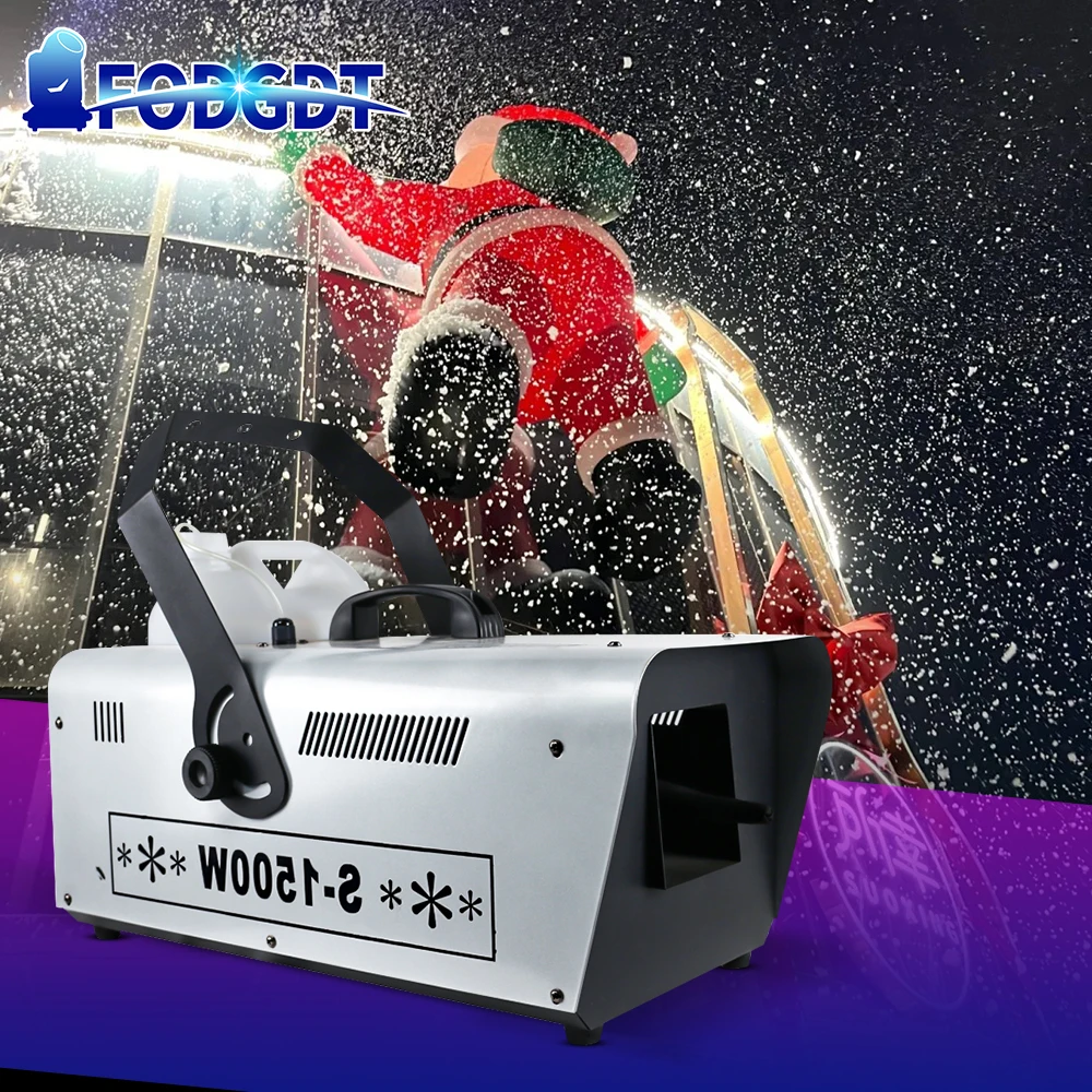 1500W Snowflake Machine Special Stage Professional Equipment With DMX Contorl Snow Machine For New Year Chrimas Wedding Winter