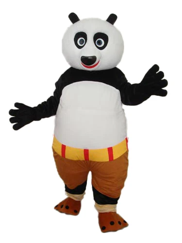 Nieuwe Volwassen Karakter Panda Mascot Kostuum Halloween Kerst Jurk Full Body Props Outfit Mascotte Kostuum