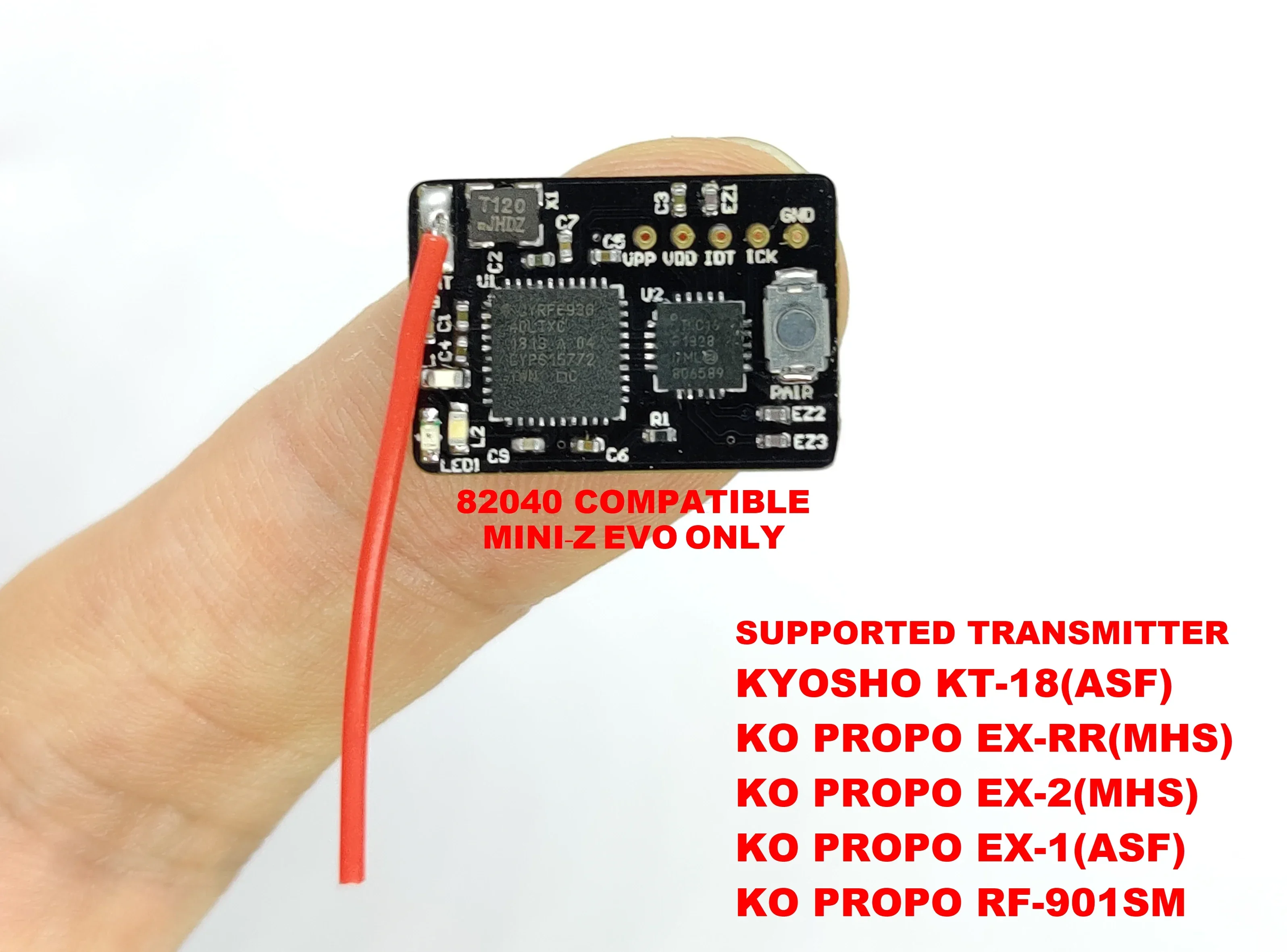 Odbiornik EVO do 1/28 otwartego podwozia DIY kompatybilny nadajnik Futaba Kyosho KO Propo