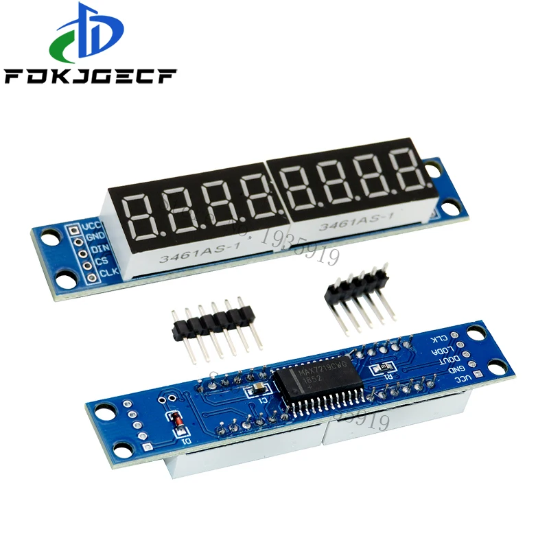 TM1637 4 Bits / TM1638 / MAX7219 8 bit Digital LED Display Module 7 Segment 0.36Inch Clock RED Anode Tube Four Serial Driver