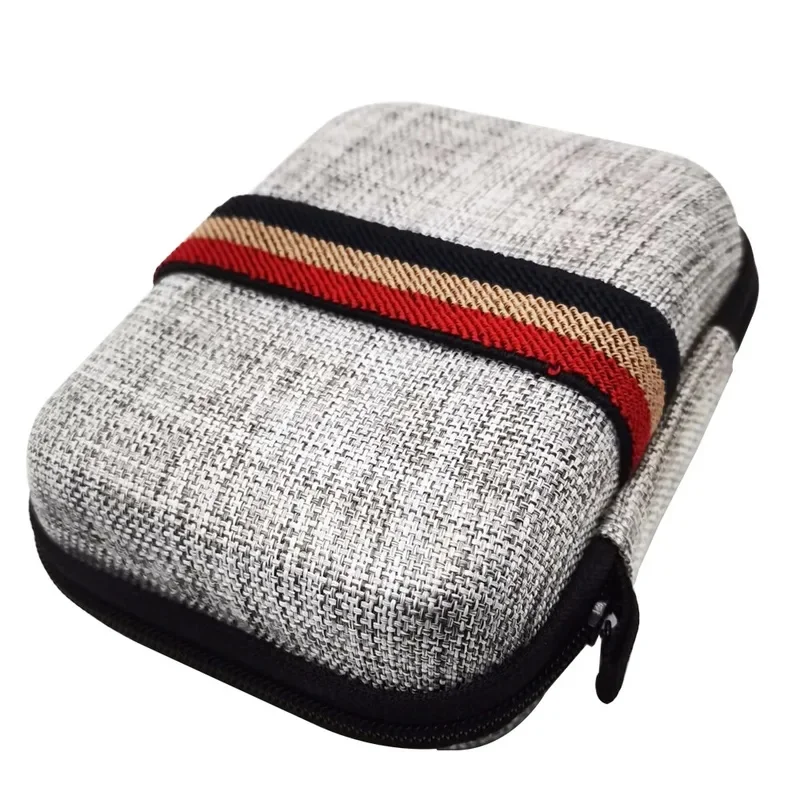 Clip-On Portable Carrying Pouch Case Compatible With Audio-Technica ATH-EQ300M ATH-EW9 Headphones Protective Storage Box