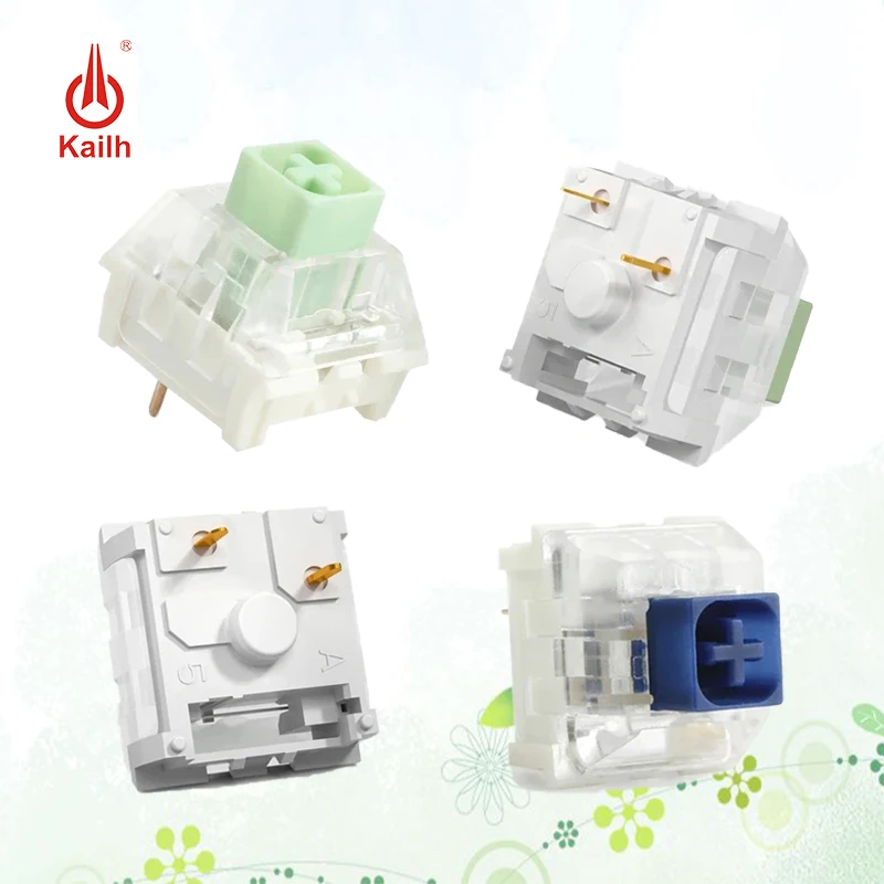 

Kailh Box Jade Navy Keyboard Switch Clicky Tactile Switches For DIY Mechanical Keyboard SMD MX 3Pin Switchs Customize Gamer PC