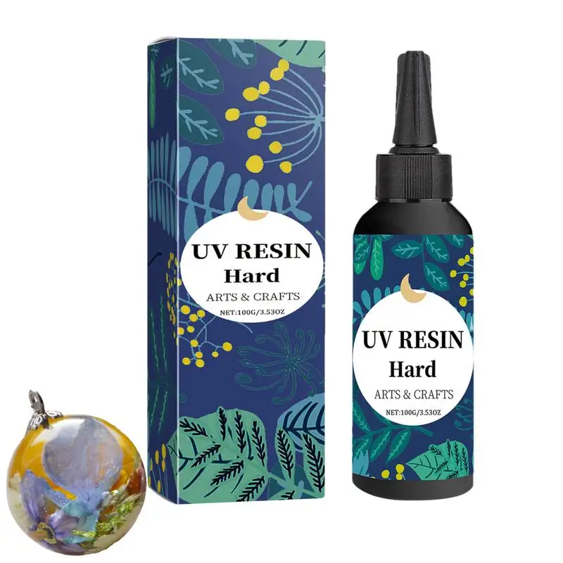 Quick-Drying Transparent UV Resin Glue Hard Resin Glue Epoxy Resin Liquid For Jewelry Accessories Making Handmade Crafts