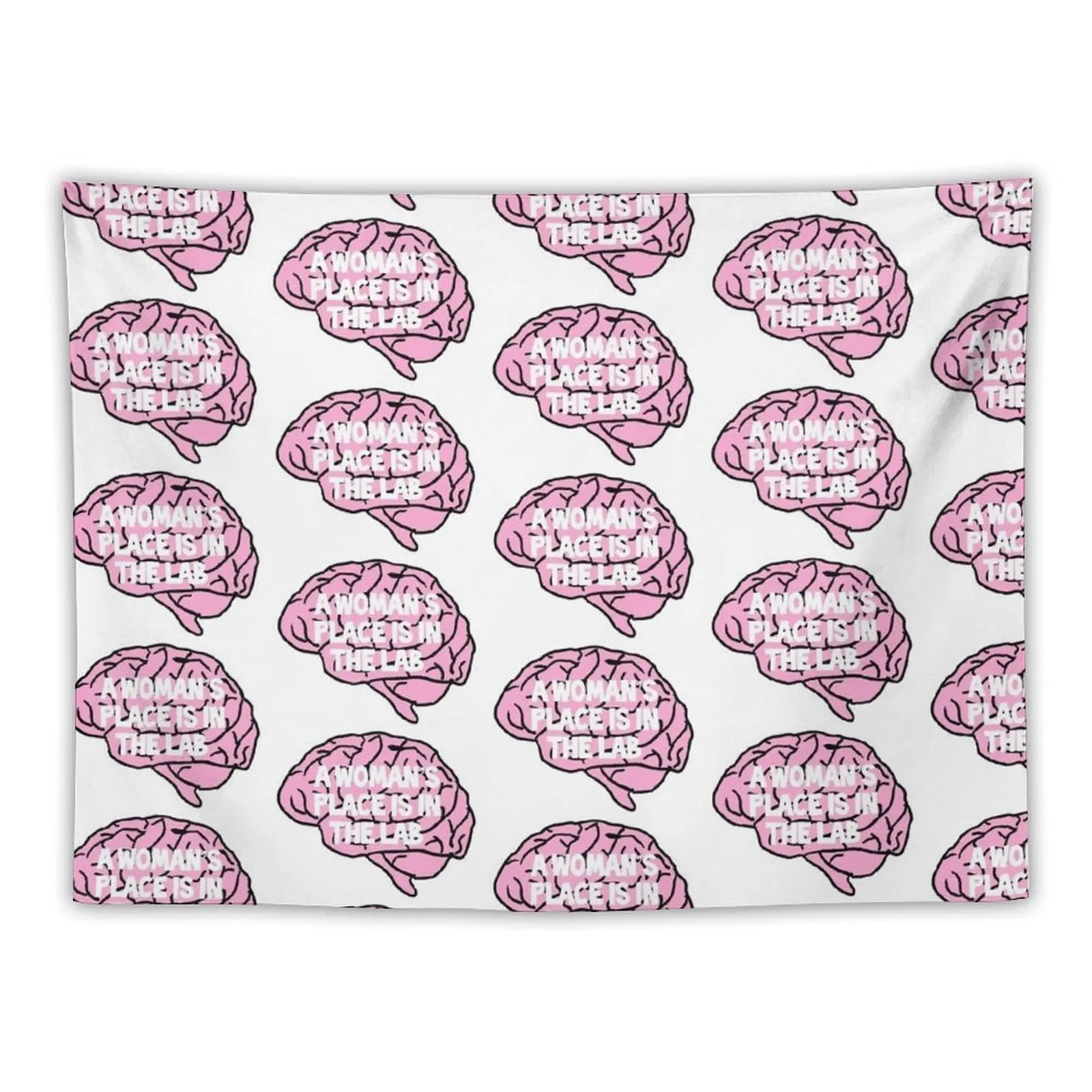 

A woman’s place is in the lab Tapestry Home Decorations Japanese Room Decor Wall Decorations Tapestry