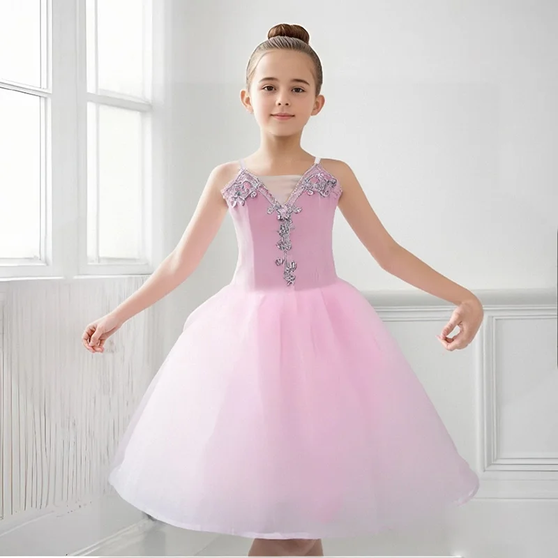 

Женская длинная балетная юбка-пачка, платье, Vestidos, одежда для выступлений в виде лебедя для танца живота
