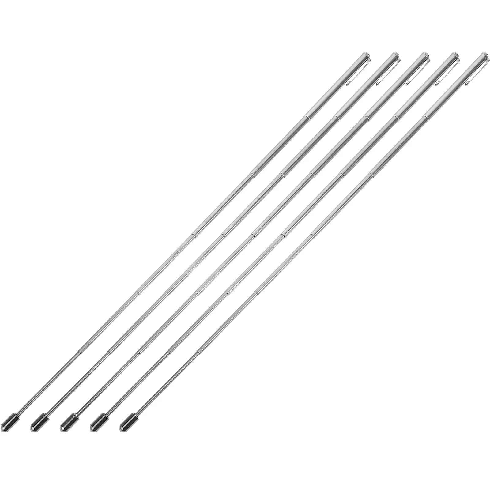 5Pcs Mini Telescopic Hand Pointer Finger Stick for Classroom Presentations Whiteboard Highlighting Training Sessions Office Use