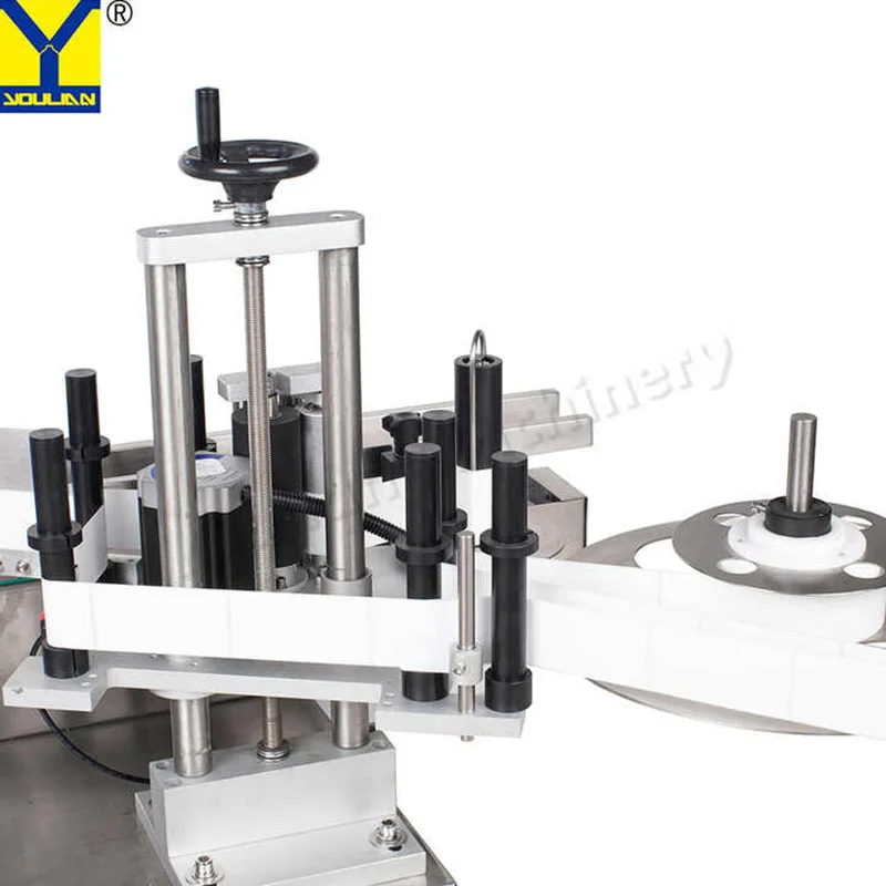 自動ステッカーラベリングマシン、多機能ラベルアプリケーター、ベンチトップ、ラウンドボトル用ワイン缶ジャー、米国ストック、MT-130