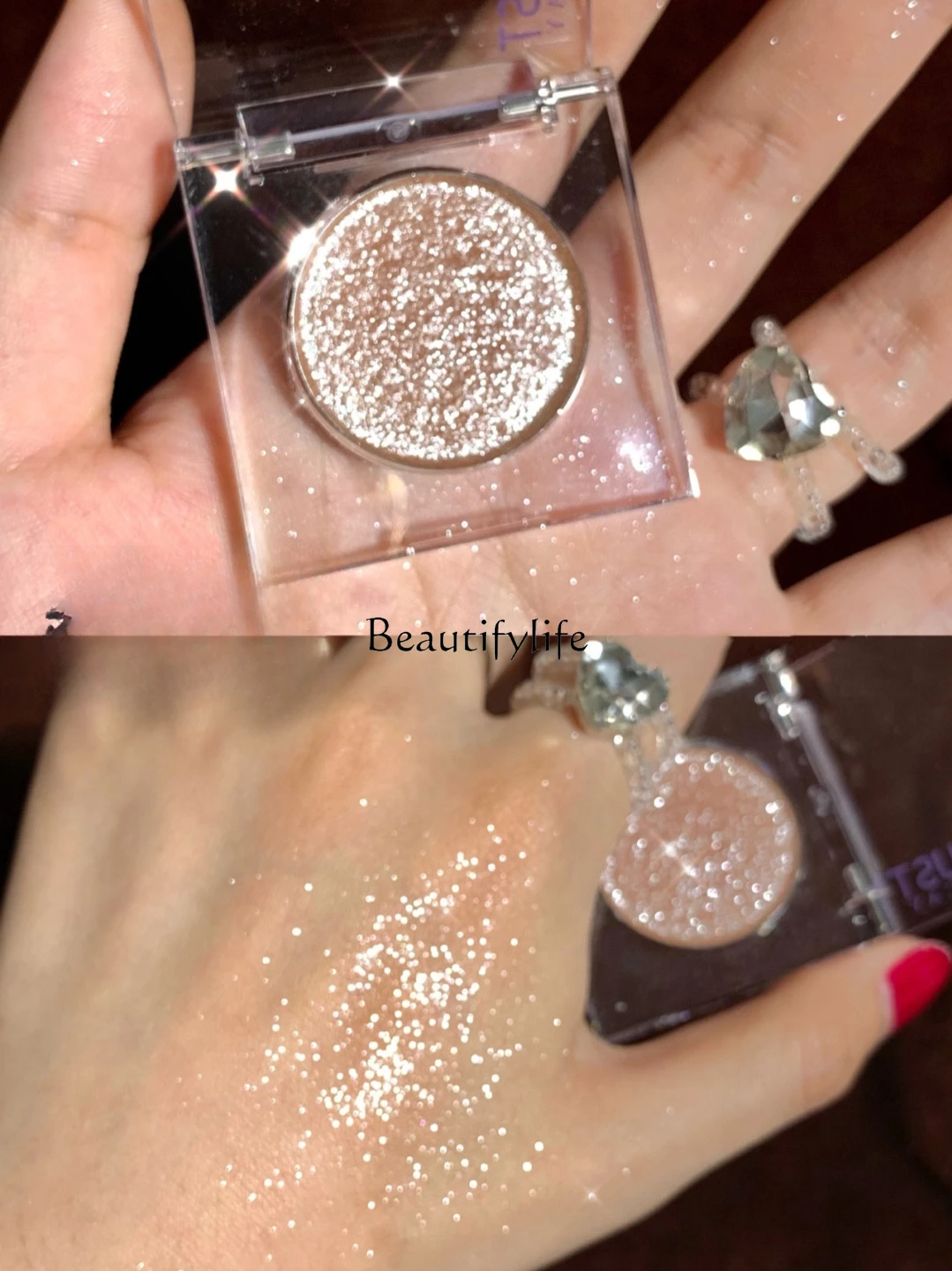 

Monochrome Sequins for Eye Shadow, Pearlescent, Fine, Shiny Crystal, Glitter