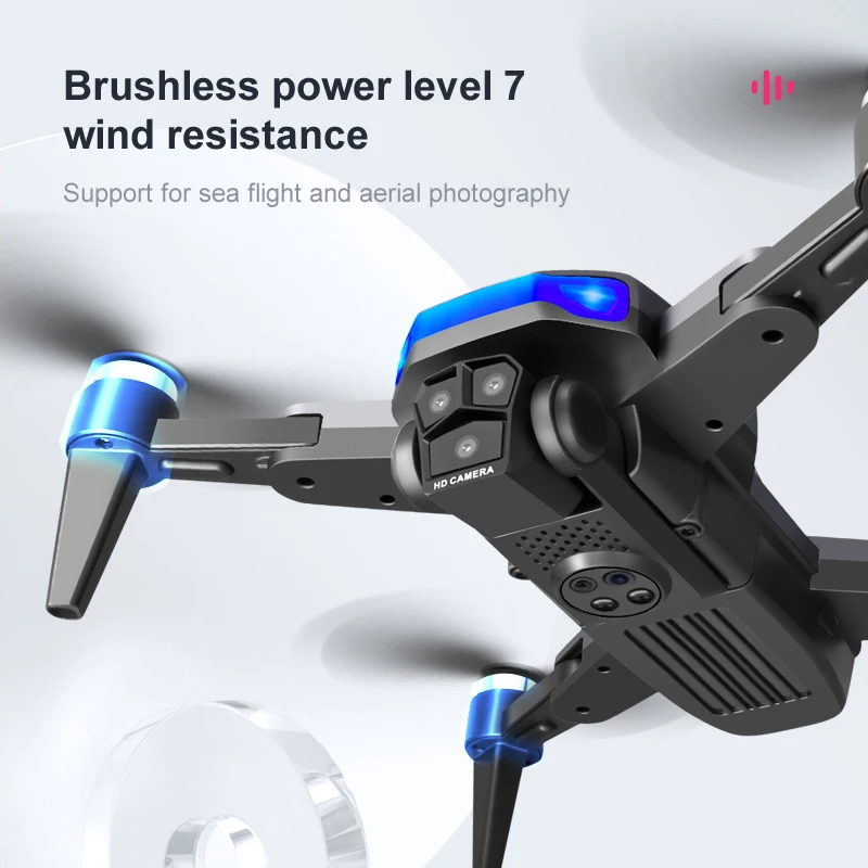 K911SE Drone com Prevenção de Obstáculos 360 °, Motores Brushless, Posicionamento Global GPS, Resistência ao Vento de 7 Níveis