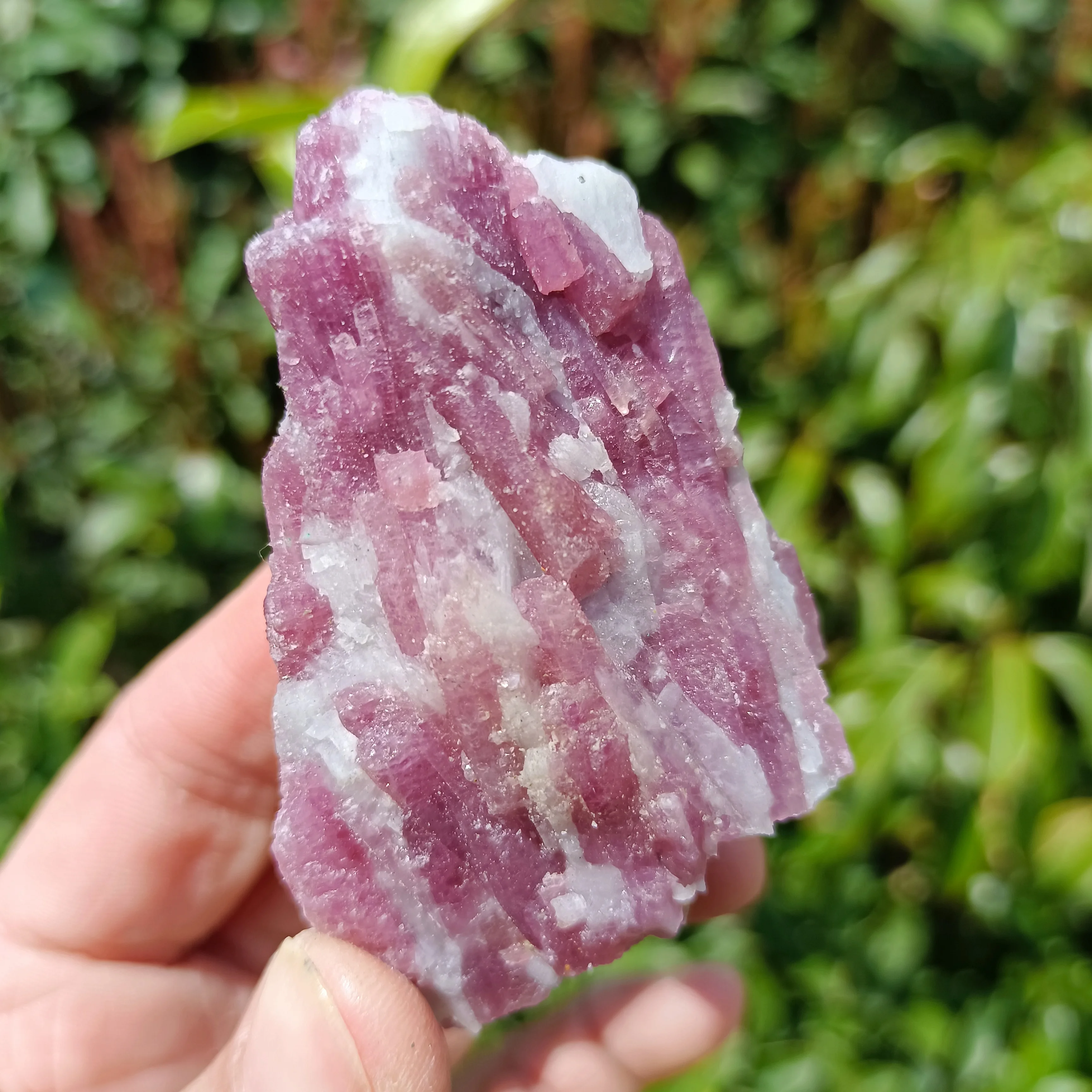 Natural Pink Tourmaline Ore, Quartz Crystal Rough Rough Stone, Mineral Reiki Healing Stone, Deagnetization Meditation Decor