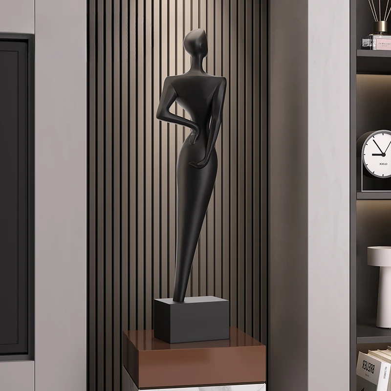 

Light luxury high-end abstract figure art sculpture ornament living room porch TV cabinet decoration housewarming new home craft