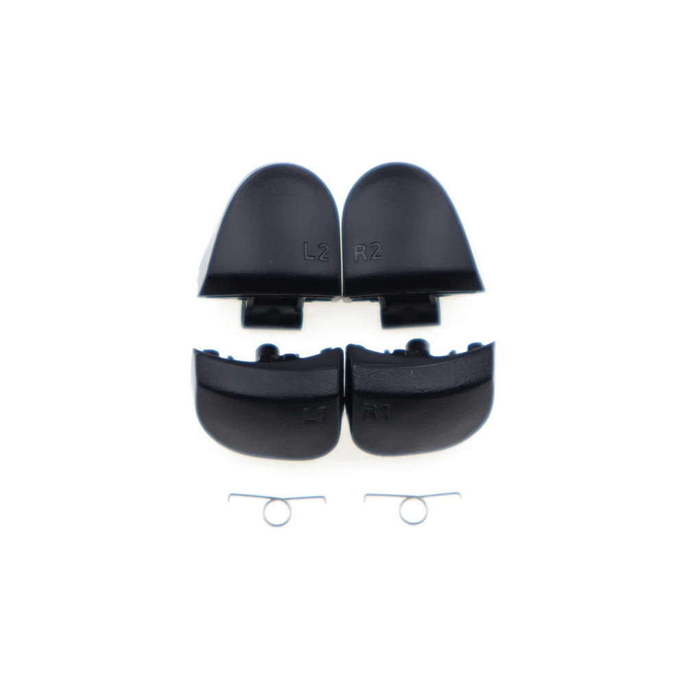 1-10Set Voor PS5 V1.0 V2.0 V3.0 BDM-010 BDM-020 BDM-030 Zwart Wit R1 L1 R2 L2 Game Trigger Knoppen Met Lente Controller
