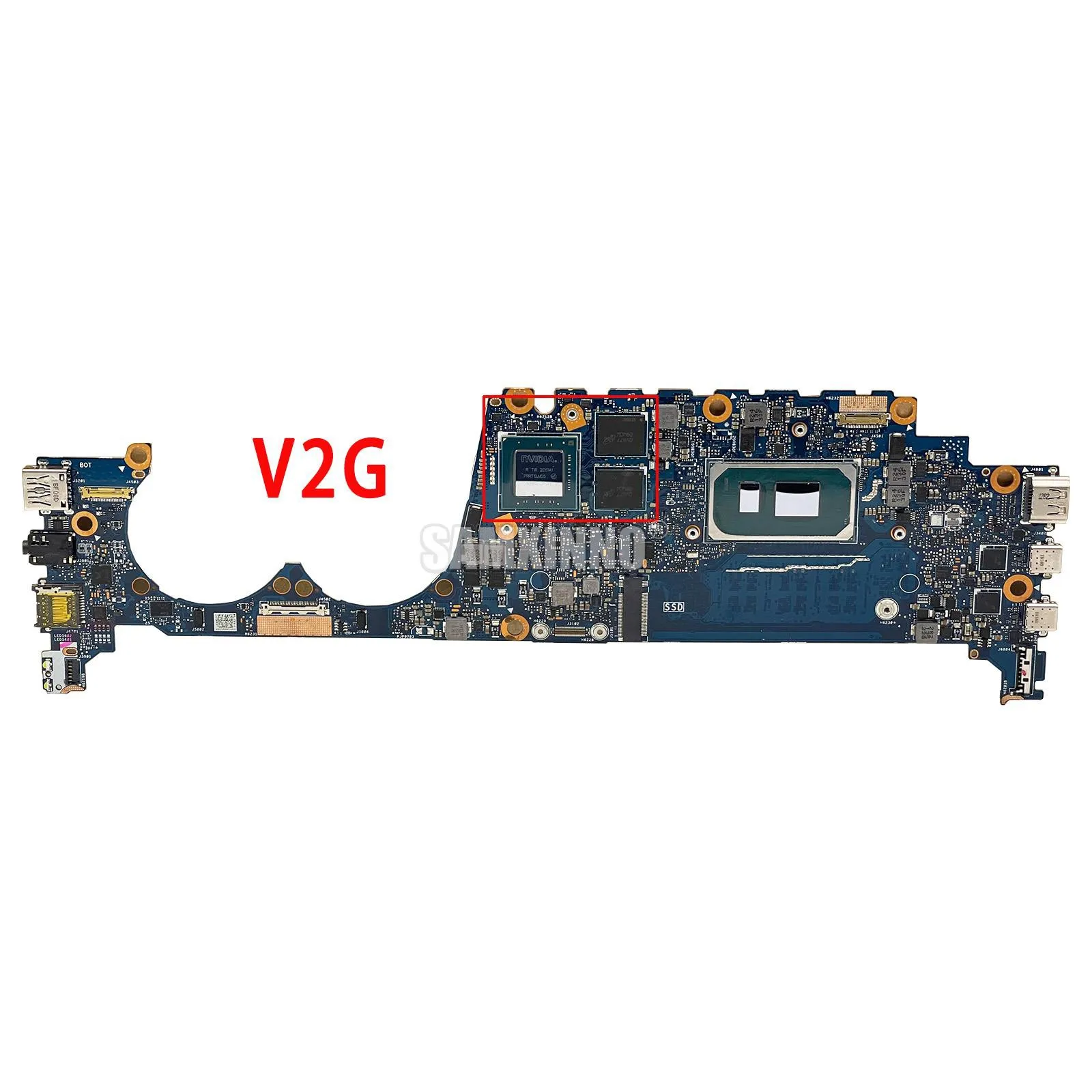 Imagem -03 - Samxinno Ux482ea Placa-mãe para Asus Zenbook Duo 14 Ux482ea-hy106t Ux482eg Placa-mãe Portátil com Cpu I51135g7 I7-1165g7