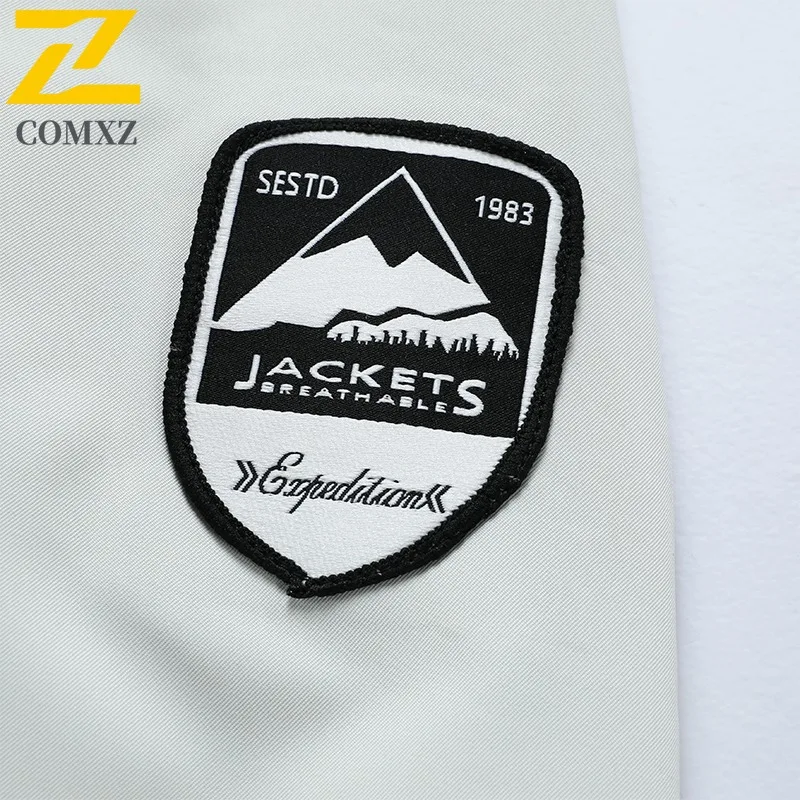 COMXZ High Quality Cotton Coat Casual Hooded Outdoor Hiking Waterproof Jacket Fashion Street Lightwe lightweight windbreaker