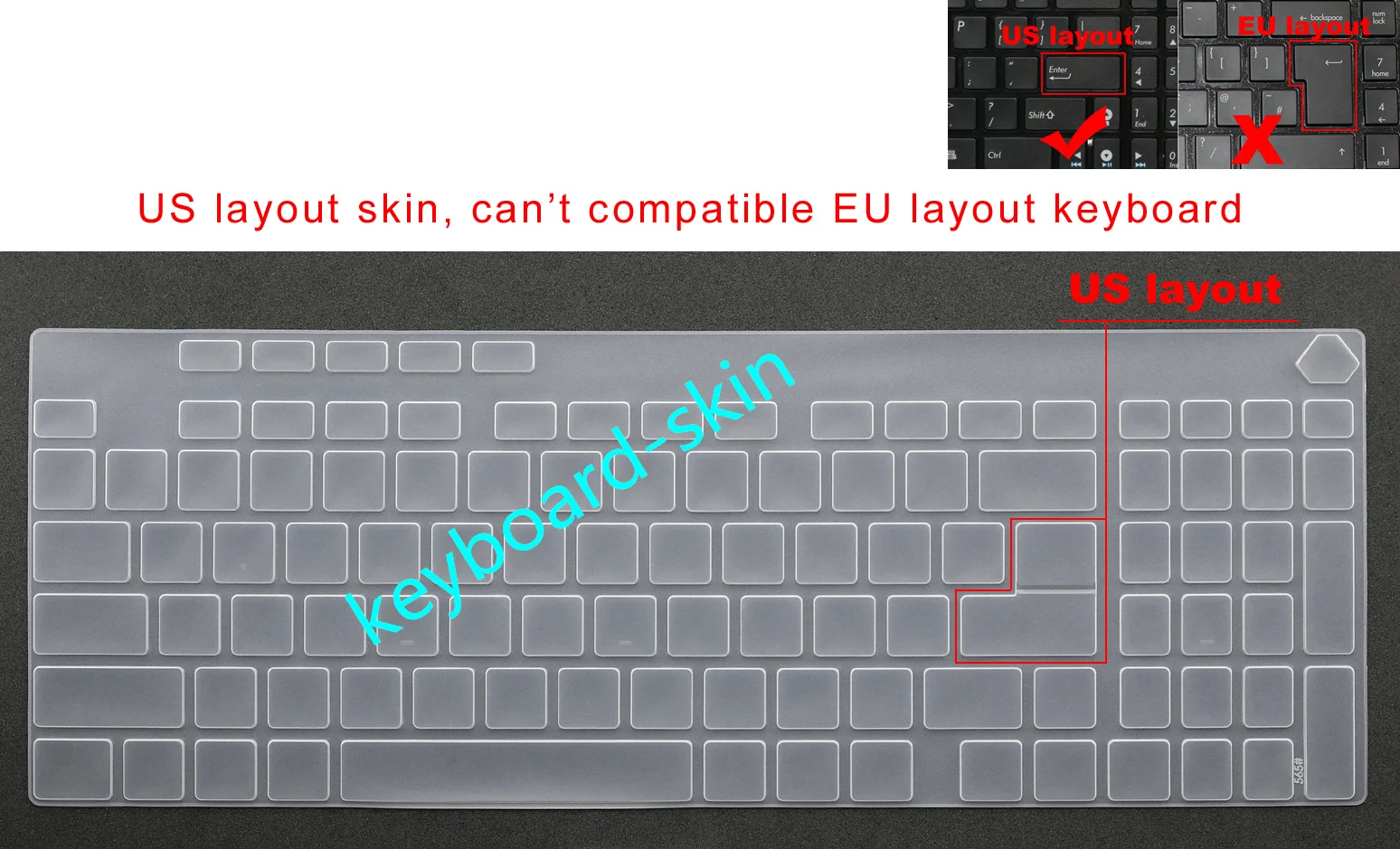 US Keyboard Protector Skin Cover for Asus G18 G814 G815 G834 G835 G814J G815J G815L G815JMR G834J G834JY G835J G835L G835LR