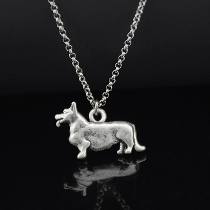 12 Style Vintage Chihuahua & Pomeranian & German Sherpherd Dog Pendant Funny Dog Charm Necklace For Women Accessories jewelery