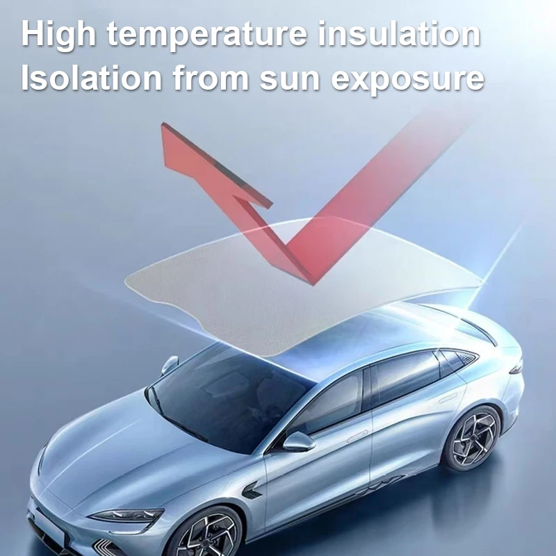 

New Upgrade Ice Cloth Buckle Sun Shade For Xiaomi SU7 MS11 2023-2025 Glass Roof Sunshade Front Rear Sunroof Skylight Accessories