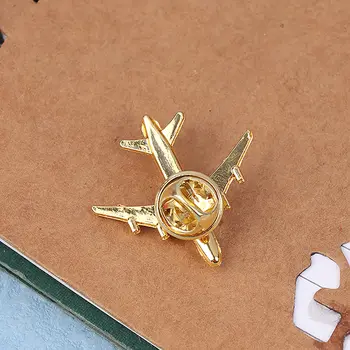 Kovová brož s letadlem, diy módní pin, slitina, odznak, vintage pin, přezka, odznak, přezka, šperky, doplňky 8 nejlepší prodej brož s letadlem - №4