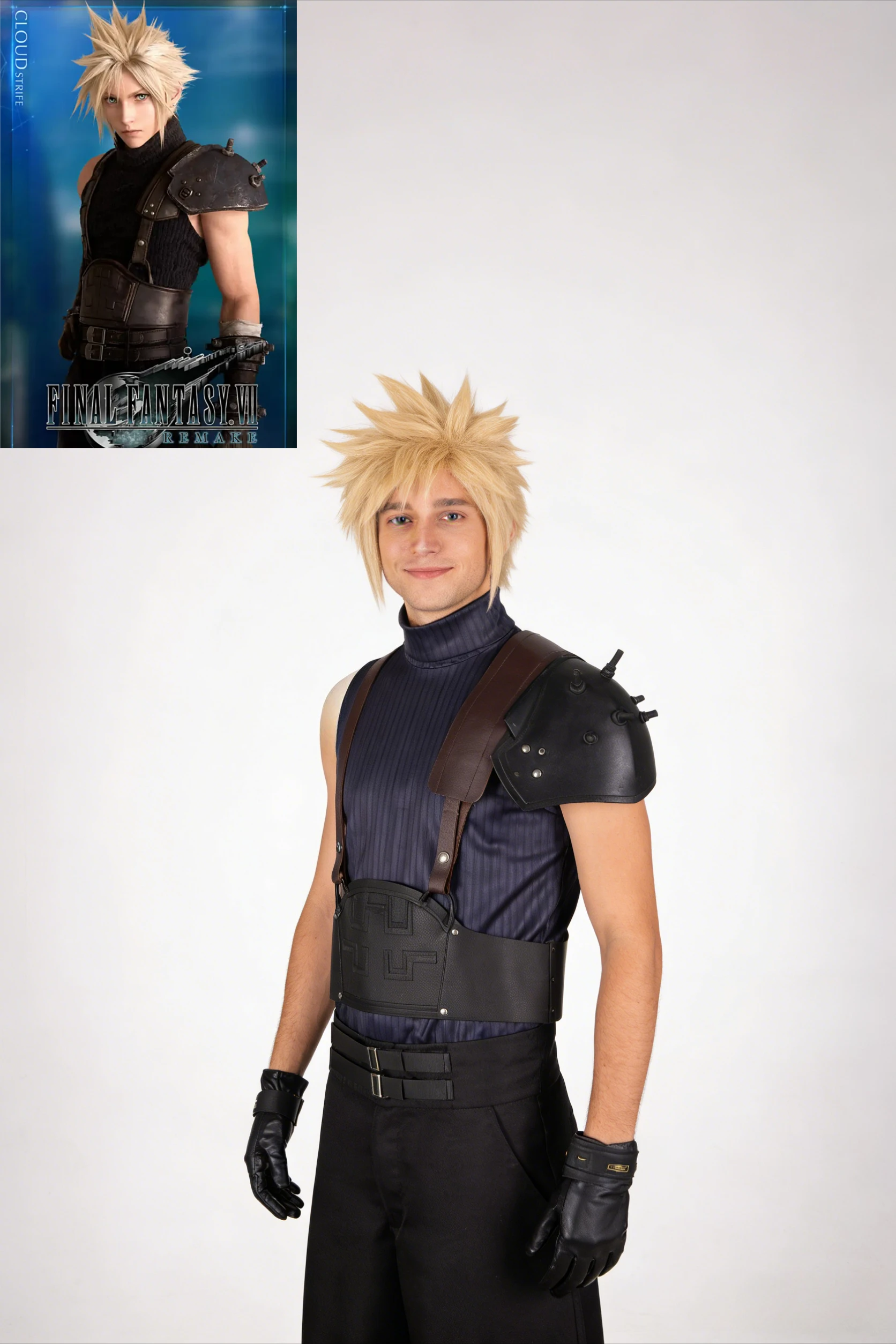 

Final Fantasy VII Cloud Strip Cosplay Costume Zack Clive Rosfield Role-playing Costume The Latest Halloween with Wig for Adults