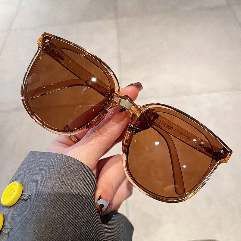 TR90 소재 접이식 안경 남녀공용, 에어 쿠션 코 패드, 편광 선글라스, 빈티지 접이식 선글라스