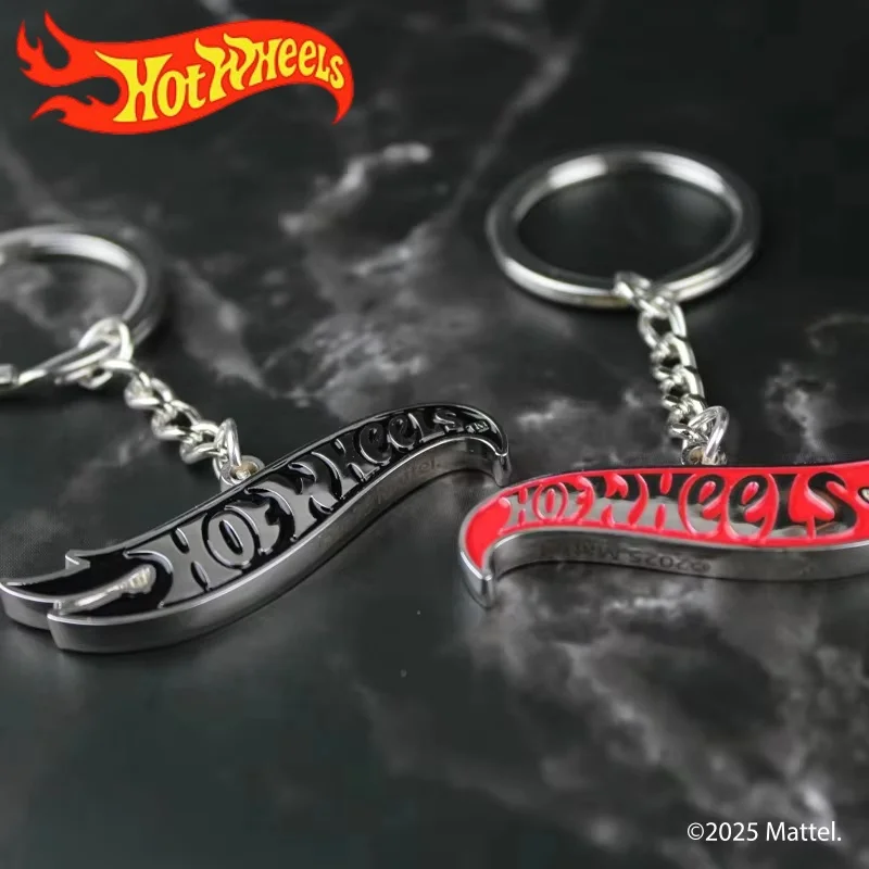 

Новый автомобильный брелок с логотипом Hot Wheels, новинка 2025 года, мужской мини-подвесной кольцо-цепочка с радиоуправлением, модель игрушечного автомобиля, аксессуар для мальчика, подарок