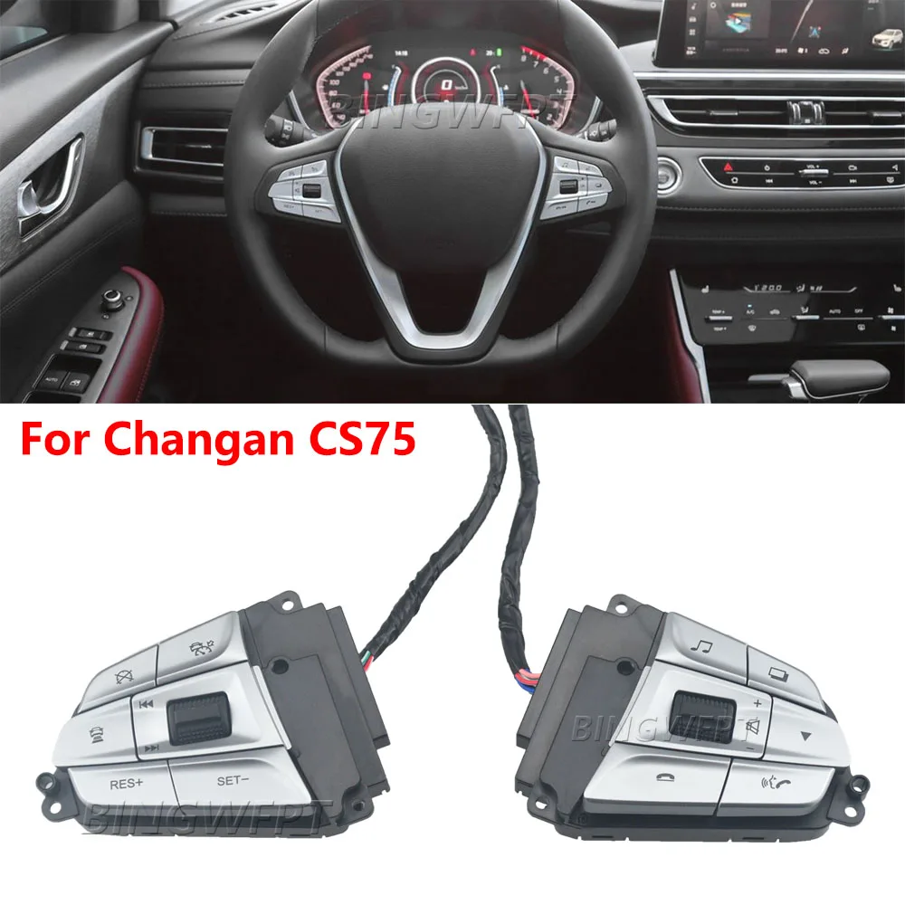 

Multifunction Steering Wheel Switch For Changan cs75 2018-2024 Audio Volume Cruise Control Button Switch Car Accessories