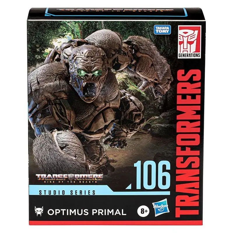 TAKARA TOMY Transformers Toys Studio Series Leader Rise of The Beasts 106) Optimus Primal Toy 8,5-Zoll-Actionfigur Geschenk SS106