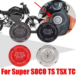 Dla Super SOCO TS Lite Pro 1200R TSX TS1200R TC MAx Pro Akcesoria Przycisk rozruchu Nakładka Elektryczna osłona zamka drzwi Dekoracja