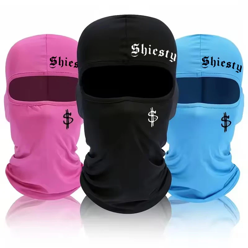 1pc Dollar Printed Ski Mask Hood for Men Women Outdoor Riding Skiing and Hiking Balaclava Hat Windproof Sunscreen Sun Hat