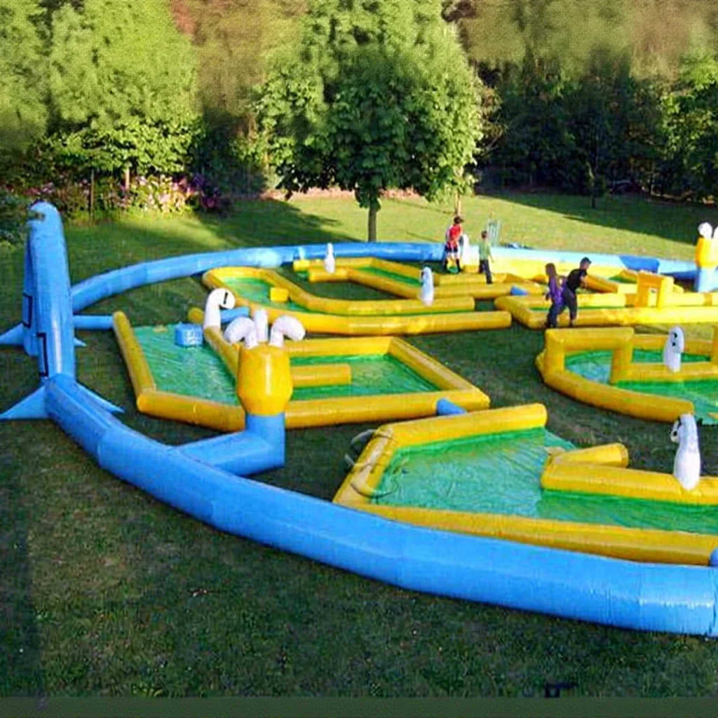 Inflatable 9 Hole Mini Golf Challenge Inflatable Golf Course
