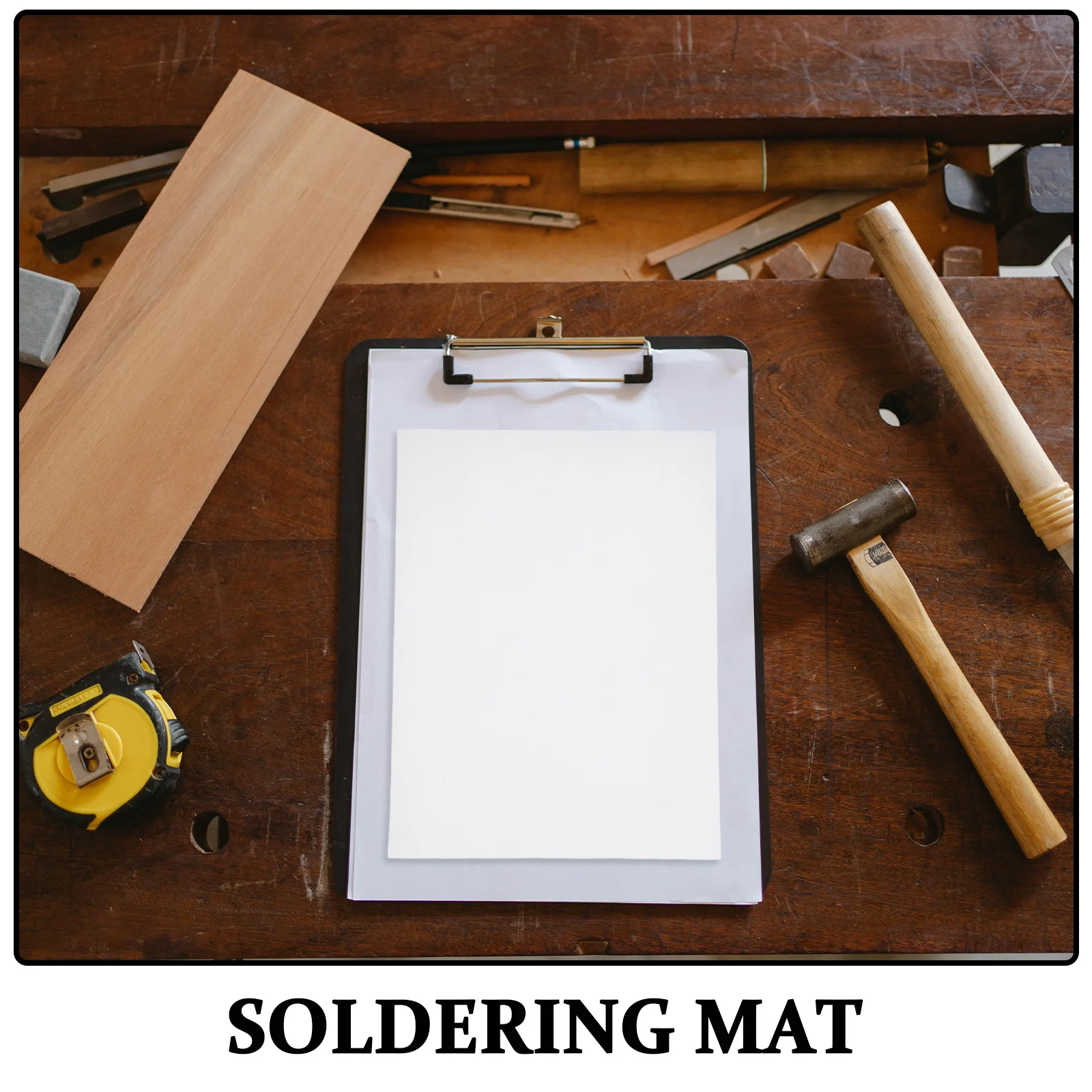 

Extra Thick Silicone Repair Mat Heat Resistant for Soldering Tasks Insulation Pad for Electronics Workbench Protection Cell