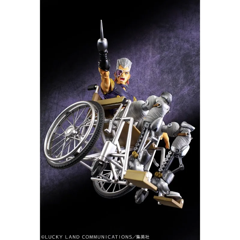 MEDICOS SUPER ACTION STATUE JEAN PIERRE POLNAREFF JoJo\'s Bizarre Adventure Anime Figure Model Collecile Action Toys