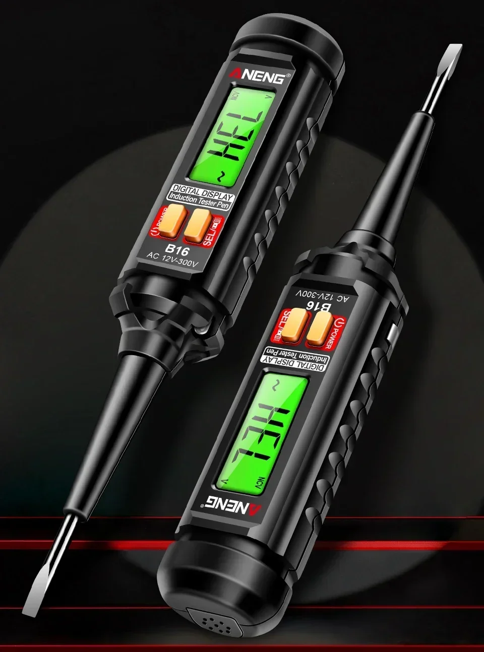Voltage Tester Pen ANENG B16 12V-300V Non-Contact Induction  Detector NCV Voltage Sensing Test Meter Breakpoint Finder Tool